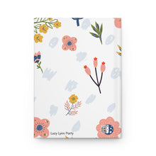 Load image into Gallery viewer, Flowers and More White Hardcover Journal Matte