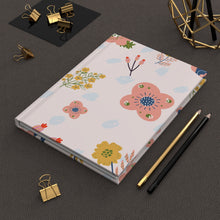 Load image into Gallery viewer, Flowers and More Blush Hardcover Journal Matte