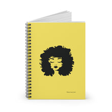 Load image into Gallery viewer, Lucy Curls Spiral Journal - Yellow & Black