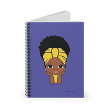 Load image into Gallery viewer, Gracie Spiral Journal - Purple