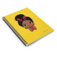 Load image into Gallery viewer, Zoey Spiral Ruled Journal - Yellow