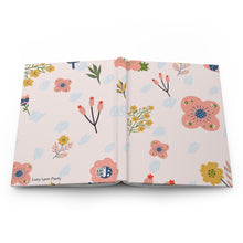 Load image into Gallery viewer, Flowers and More Blush Hardcover Journal Matte