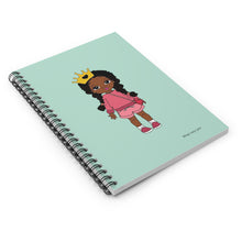 Load image into Gallery viewer, Naomi Curls Spiral Journal - Teal