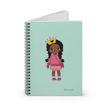 Load image into Gallery viewer, Naomi Curls Spiral Journal - Teal