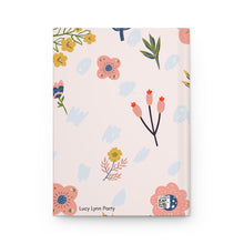 Load image into Gallery viewer, Flowers and More Blush Hardcover Journal Matte
