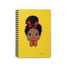 Load image into Gallery viewer, Zoey Spiral Ruled Journal - Yellow
