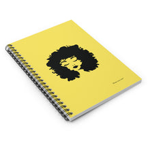 Load image into Gallery viewer, Lucy Curls Spiral Journal - Yellow & Black