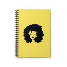 Load image into Gallery viewer, Lucy Curls Spiral Journal - Yellow & Black