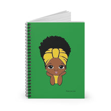 Load image into Gallery viewer, Gracie Spiral Journal - Green