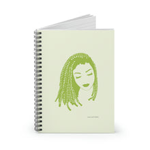Load image into Gallery viewer, Dee Spiral Lined Ruled Notebook - Green