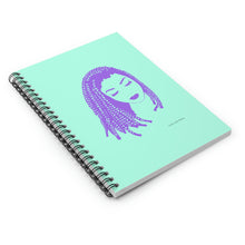 Load image into Gallery viewer, Dee Spiral Lined Ruled Notebook - Teal