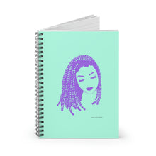 Load image into Gallery viewer, Dee Spiral Lined Ruled Notebook - Teal