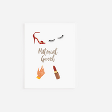 Load image into Gallery viewer, Material Gworl Greeting Cards