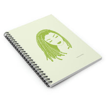 Load image into Gallery viewer, Dee Spiral Lined Ruled Notebook - Green