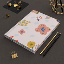Load image into Gallery viewer, Flowers and More Blush Hardcover Journal Matte
