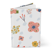 Load image into Gallery viewer, Flowers and More White Hardcover Journal Matte
