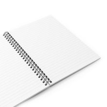 Load image into Gallery viewer, Lucy Curls Spiral Lined Ruled Notebook - Cream &amp; Orange
