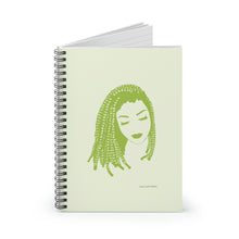 Load image into Gallery viewer, Dee Spiral Lined Ruled Notebook - Green

