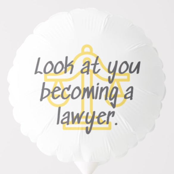 Graduation Balloon - Lawyer